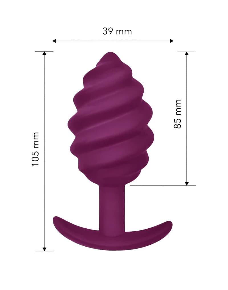 Gvibe - Gplug Twist 2 - Butt Plug - Paars 7