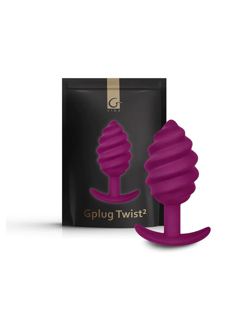 Gvibe - Gplug Twist 2 - Butt Plug - Paars 2