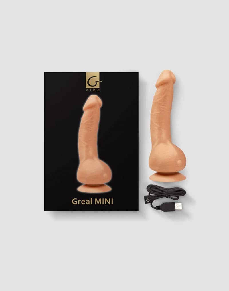 Gvibe - Greal Mini - Vibrating Dildo - Nude 6