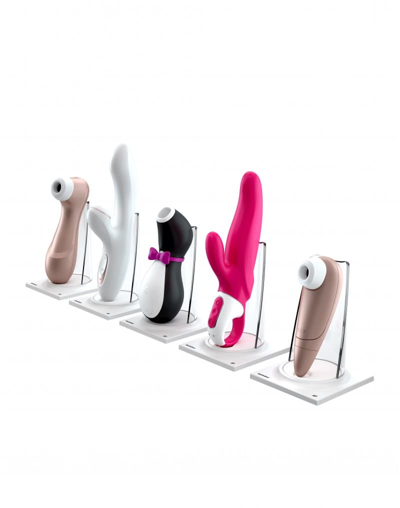Satisfyer - Acryl Toy Display (5 stuks) 2