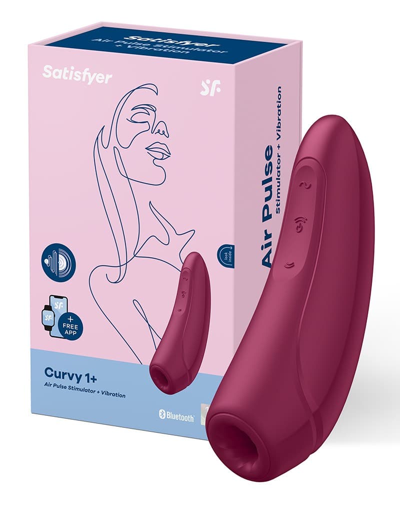 Satisfyer Curvy 1+ Rose Red / incl. Bluetooth and App 3