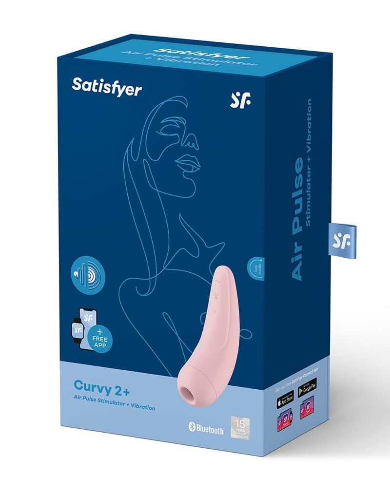 Satisfyer Curvy 2+ Pink / incl. Bluetooth and App 2