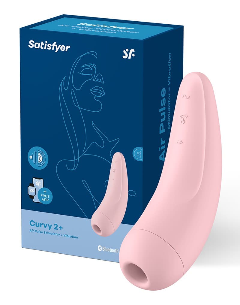 Satisfyer Curvy 2+ Pink / incl. Bluetooth and App 3