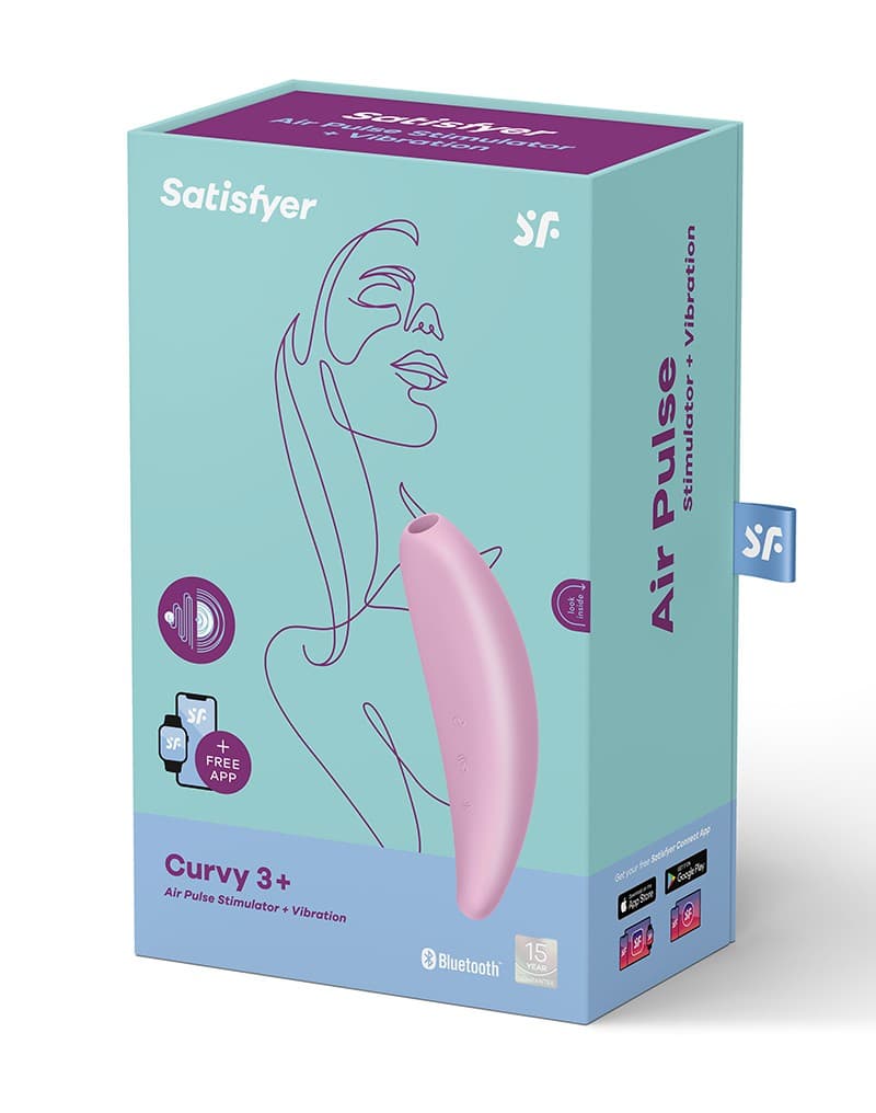 Satisfyer Curvy 3+ Pink / incl. Bluetooth and App 2