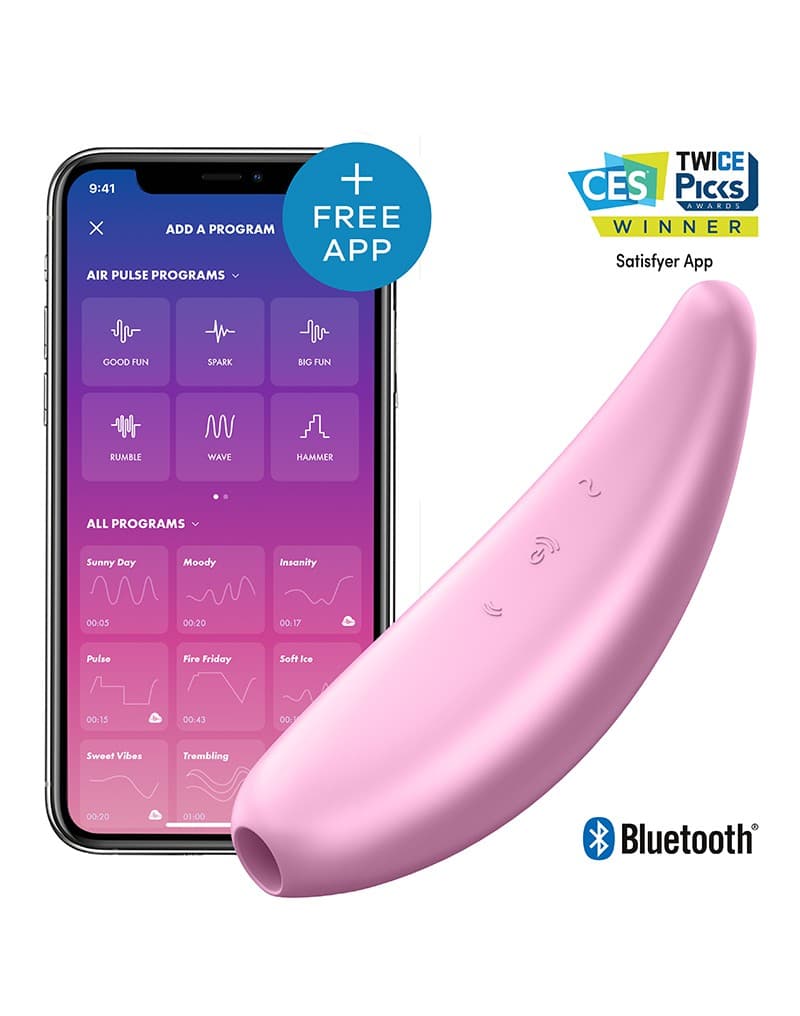 Satisfyer Curvy 3+ Pink / incl. Bluetooth and App 3