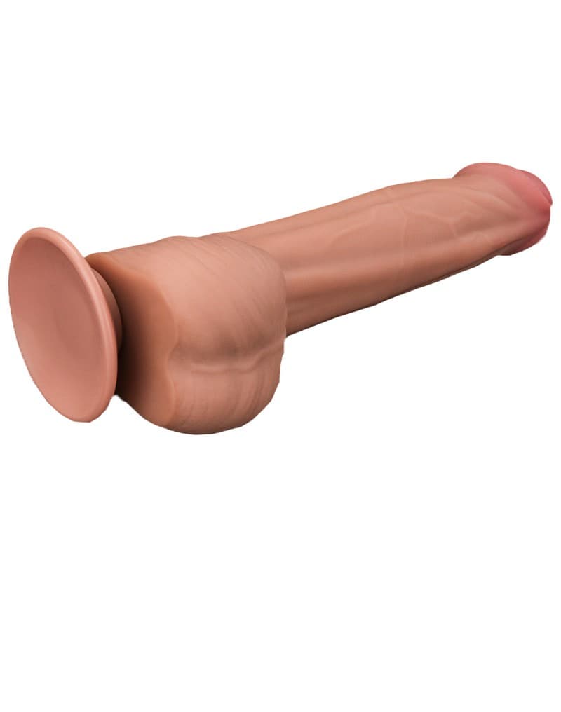 LoveToy - Sliding Skin Dildo 29 cm - Nude 4