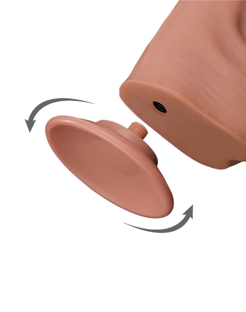 LoveToy - Sliding Skin Dildo 29 cm - Nude 9