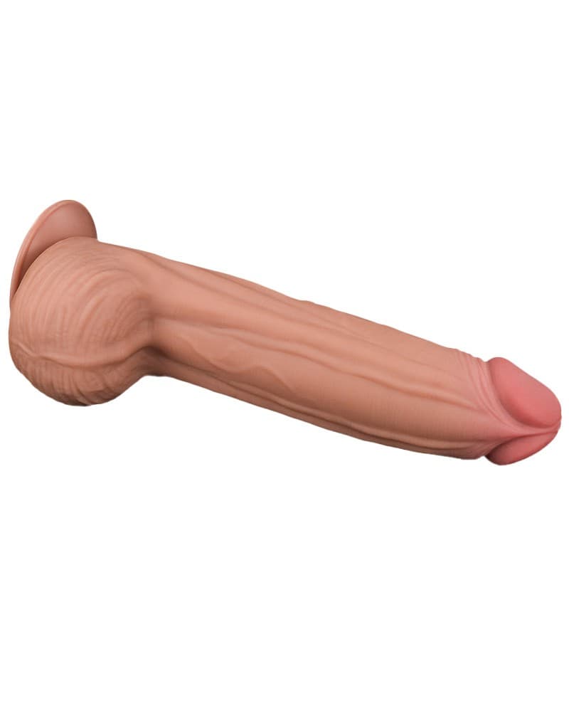 LoveToy - Sliding Skin Dildo 31 cm - Nude 6