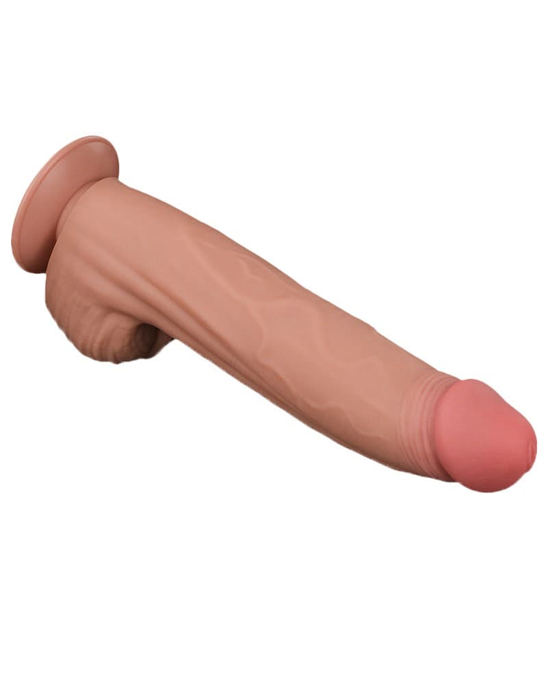 LoveToy - Sliding Skin Dildo 31 cm - Nude 5