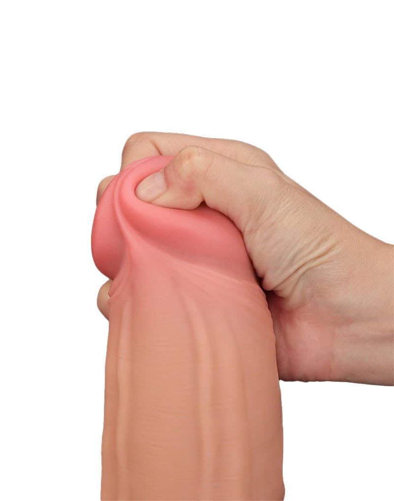 LoveToy - Sliding Skin Dildo 31 cm - Nude 10