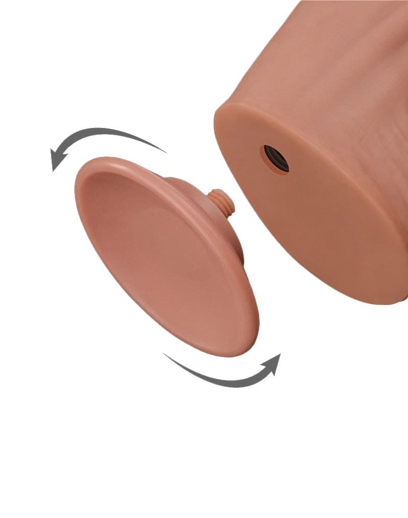 LoveToy - Sliding Skin Dildo 34 cm - Nude 9
