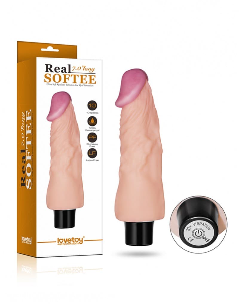 Vibrating Real Softee 7" Realistic 1