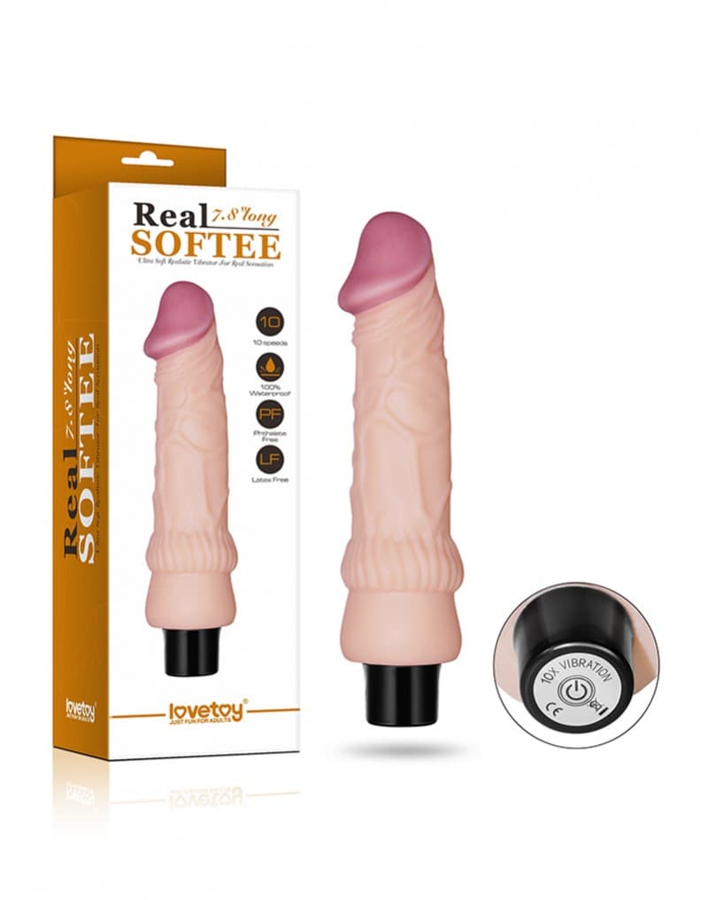 Vibrating Real Softee 7.8" Realistic 1
