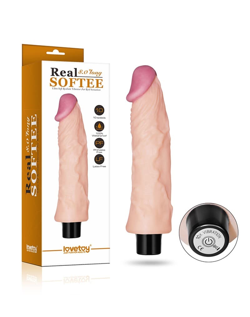 Vibrating Real Softee 8.3" Realistic 1
