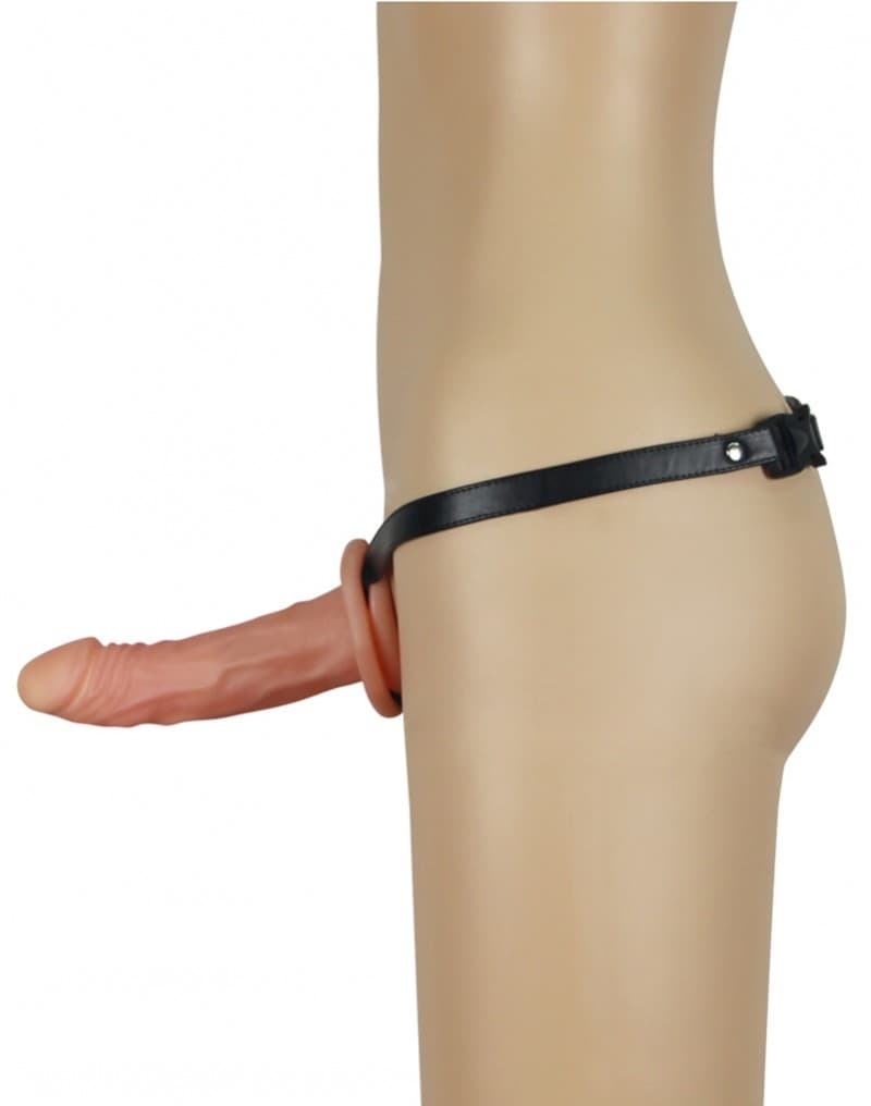 Unisex Hollow Strap On 6.5" 3