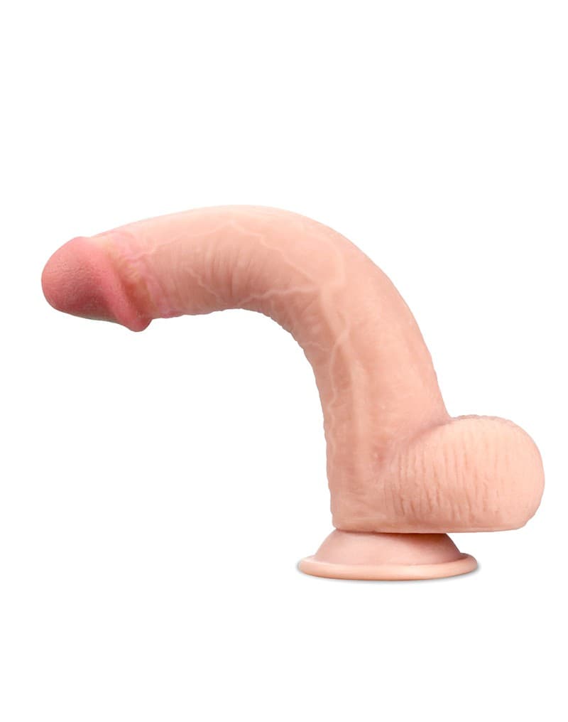 LoveToy - Sliding Skin Dildo 9" / 23 cm (Ø 3.5 CM) - Nude 3