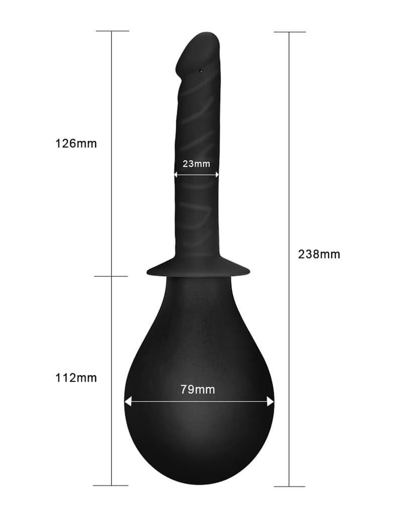 LoveToy - Anaal Douche - Zwart 6