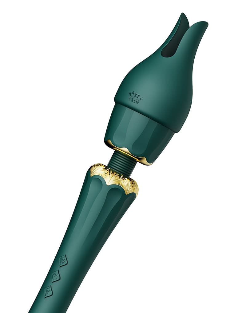ZALO - Kyro - Wand Vibrator - Groen 4