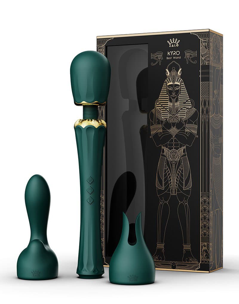 ZALO - Kyro - Wand Vibrator - Groen 2