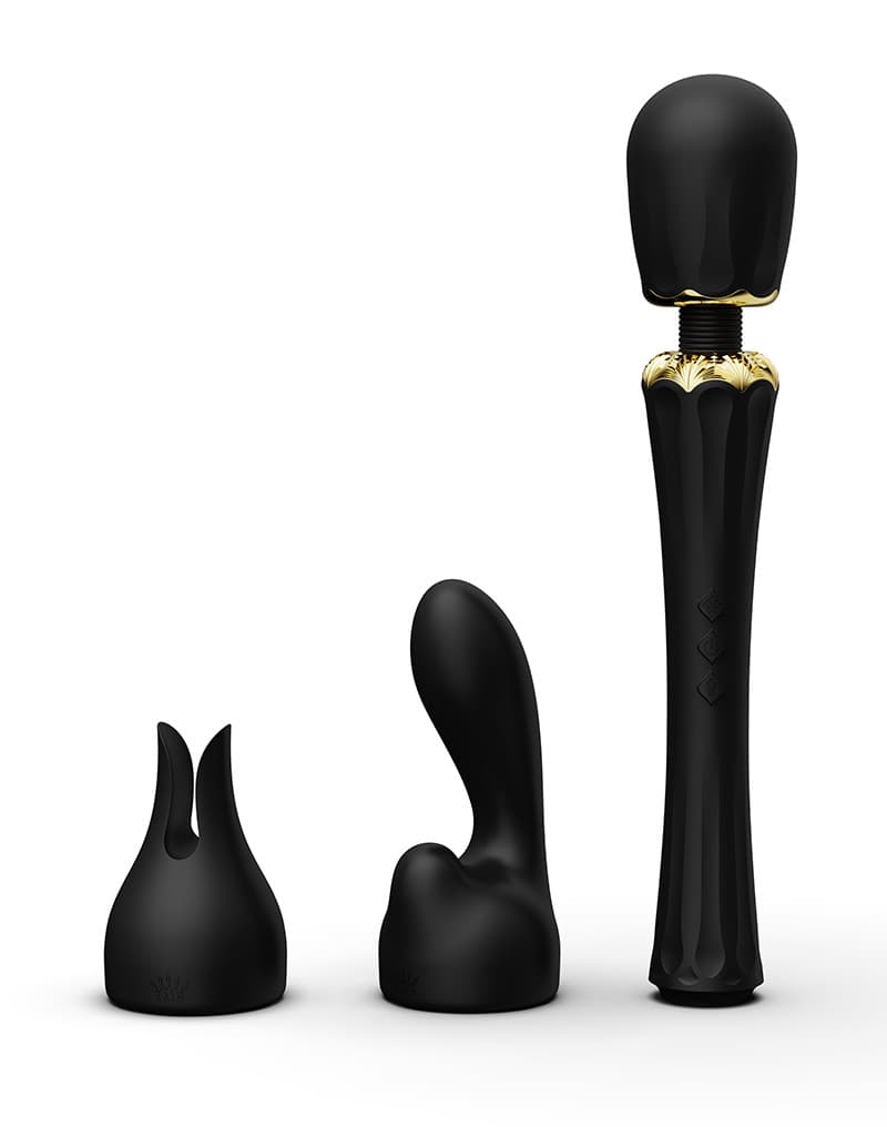 ZALO - Kyro - Wand Vibrator - Zwart 3