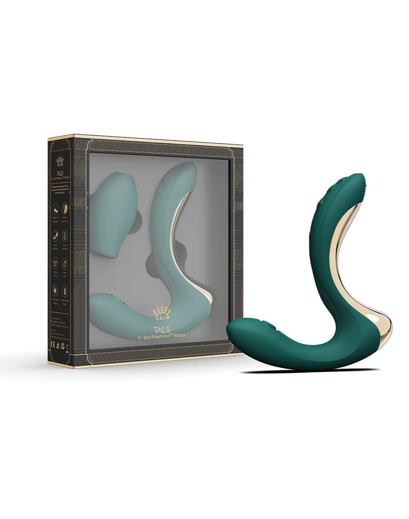 ZALO - Talis - G-Spot Pulsewave Vibrator - Groen 3