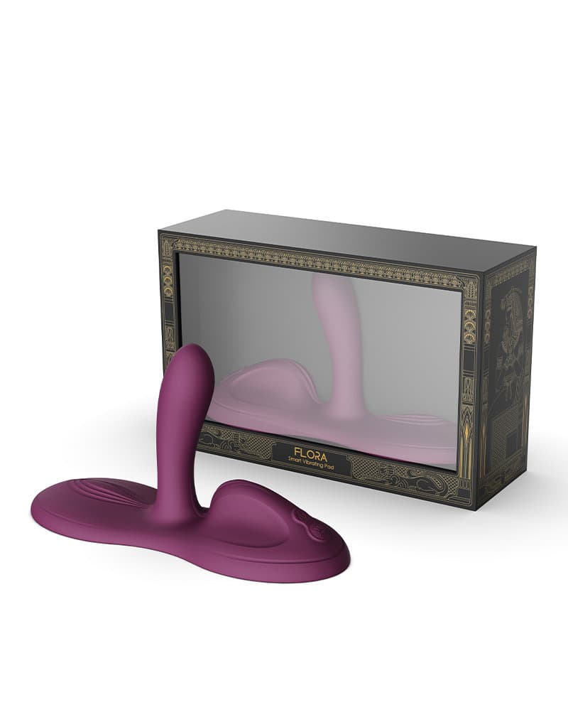 ZALO - Flora - Smart Vibrating Pad - Paars 9