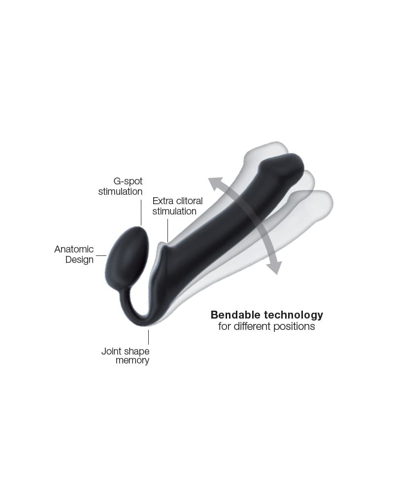 Strap-On-Me Dildo Black M 4