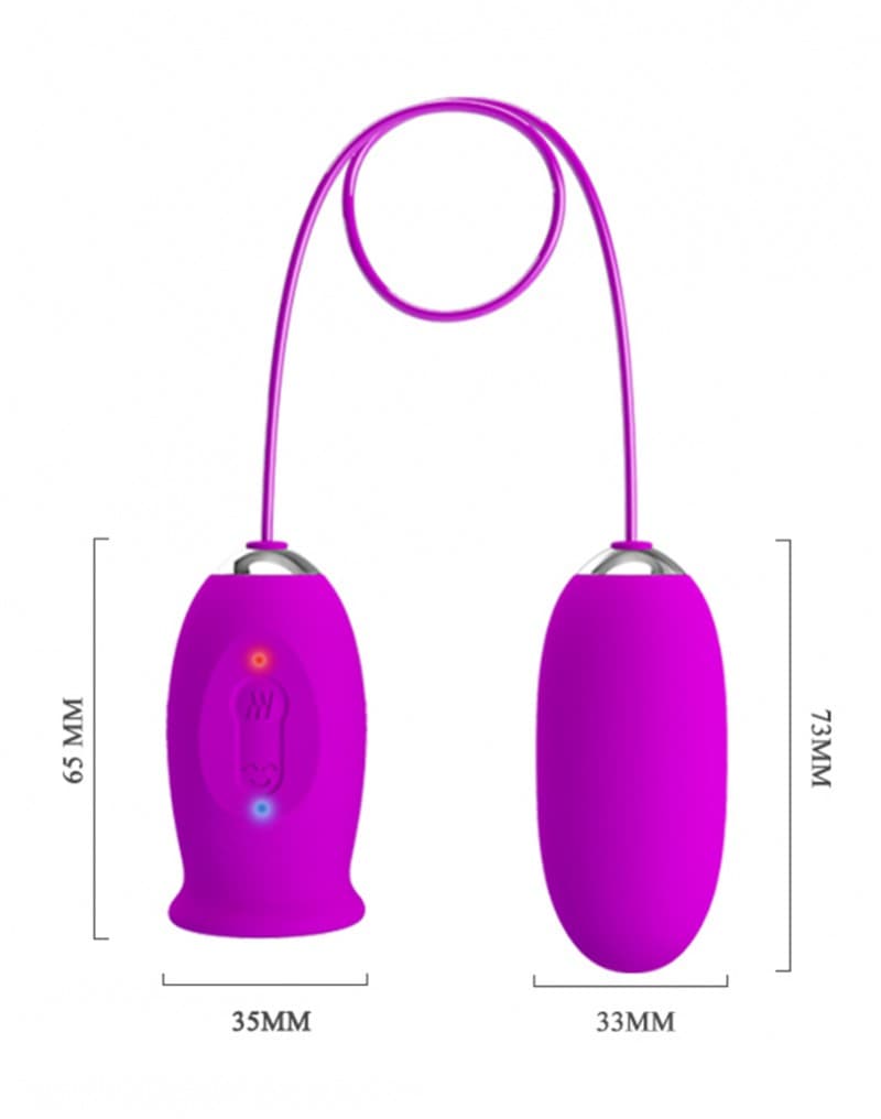 Pretty Love - Daisy 2 in 1 Clit Licker and Vibrating Egg 5