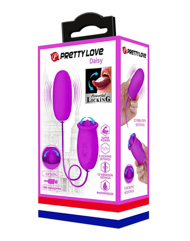 Pretty Love - Daisy 2 in 1 Clit Licker and Vibrating Egg 6