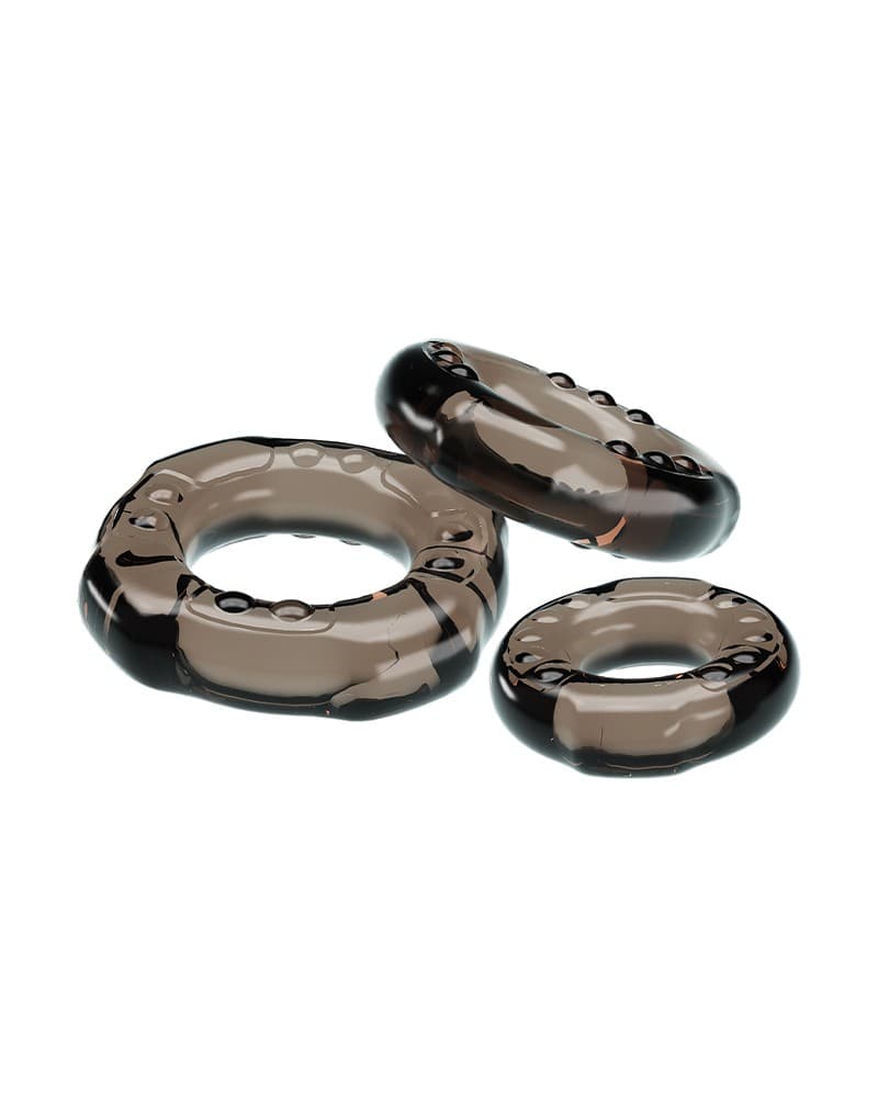 Pretty Love - Yvonne - Cockring Set - Zwart 5