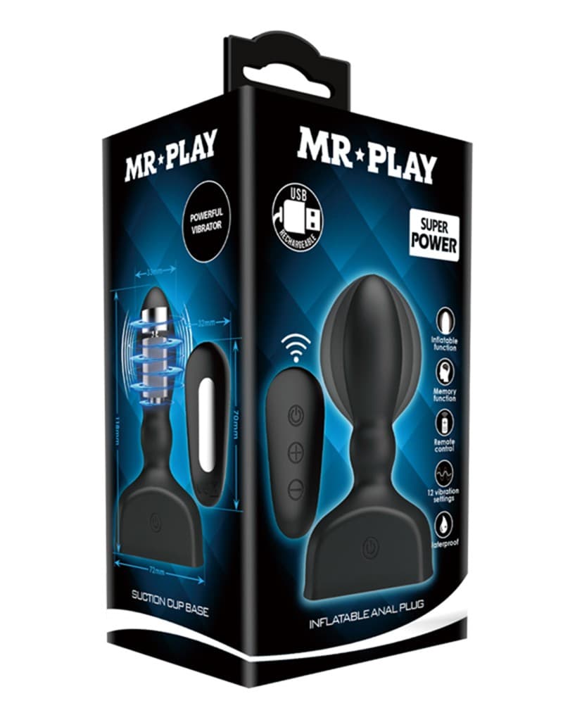 Mr. Play - Opblaasbare buttplug 4