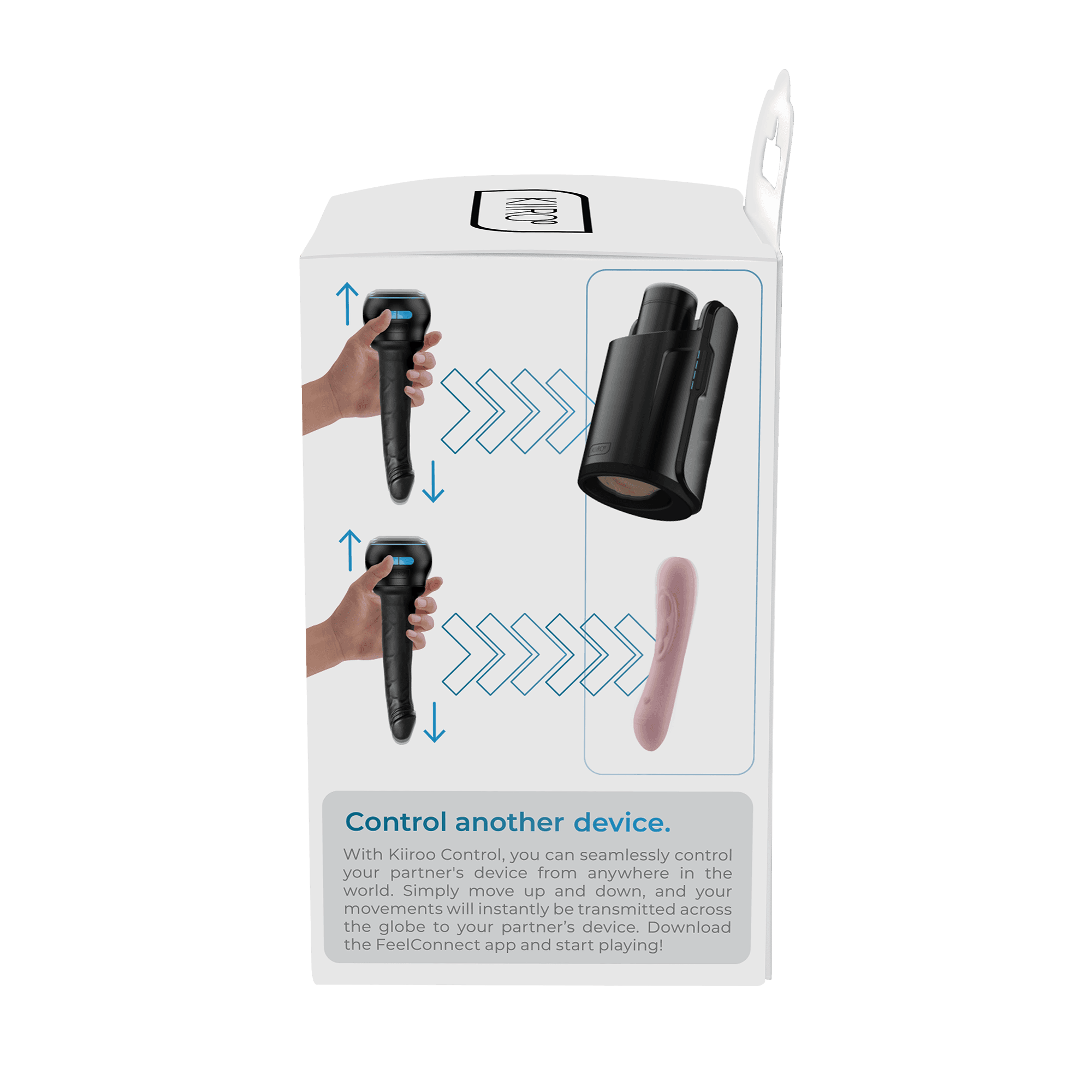 KIIROO - Control Dildo Adapter - Zwart 5