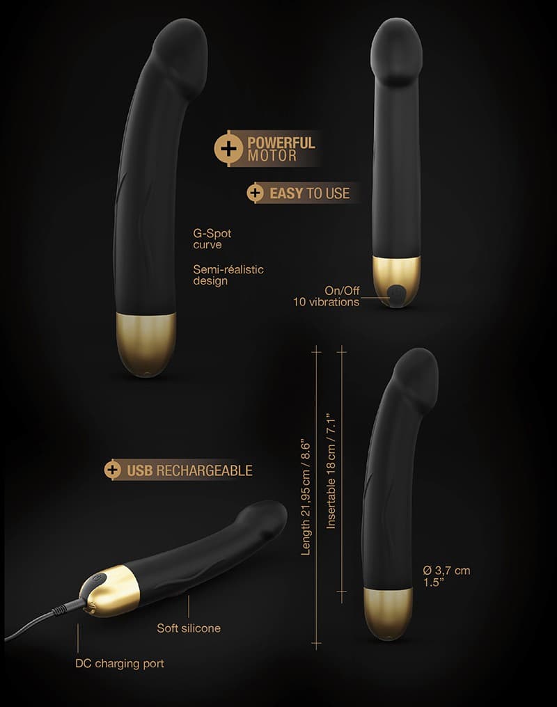 Dorcel - Real Vibration M 2.0  Black-Gold 6072233 5