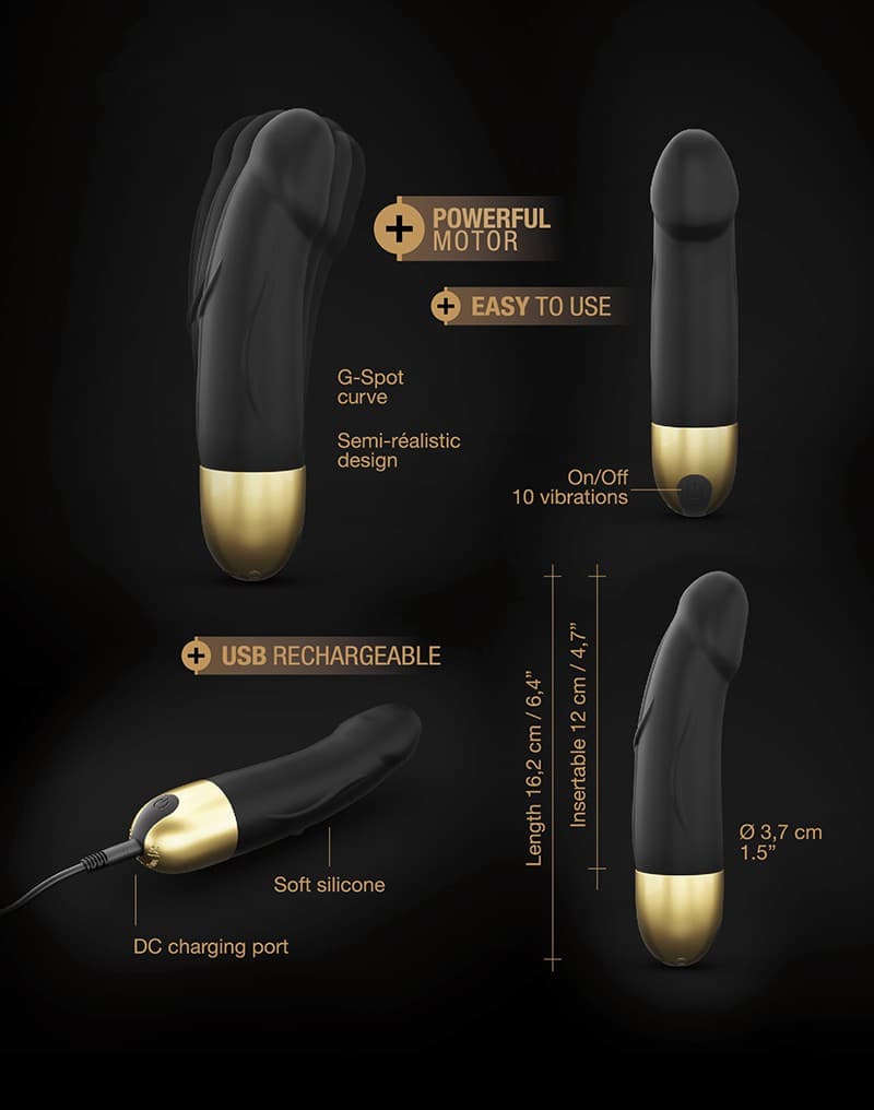 Dorcel - Real Vibration S 2.0  Black-Gold 6072202 5