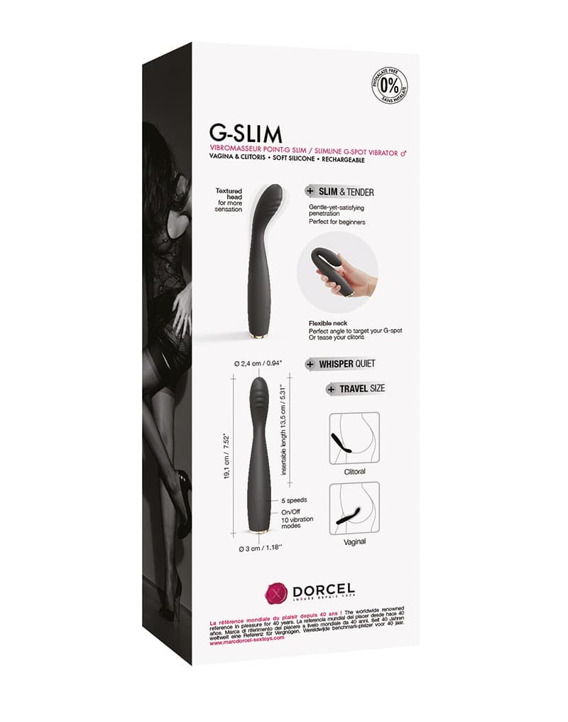 Dorcel - G-Slim - G-Spot Vibrator - Zwart 6072639 9