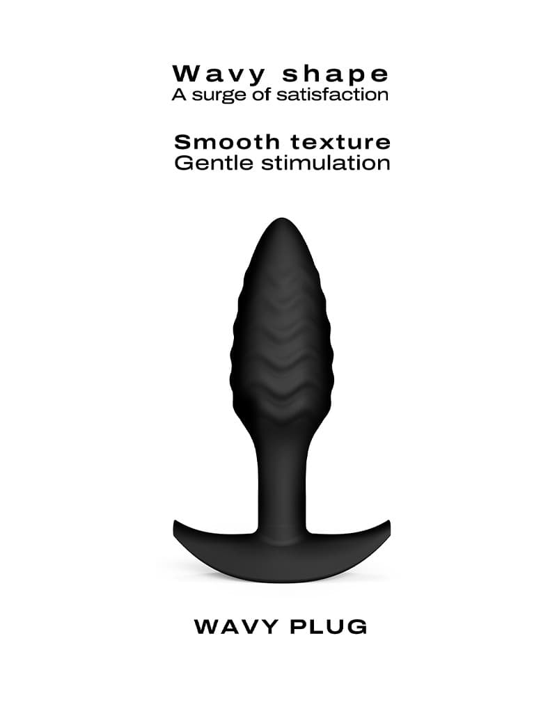 Dorcel - Wavy Plug - Butt Plug - Zwart 4