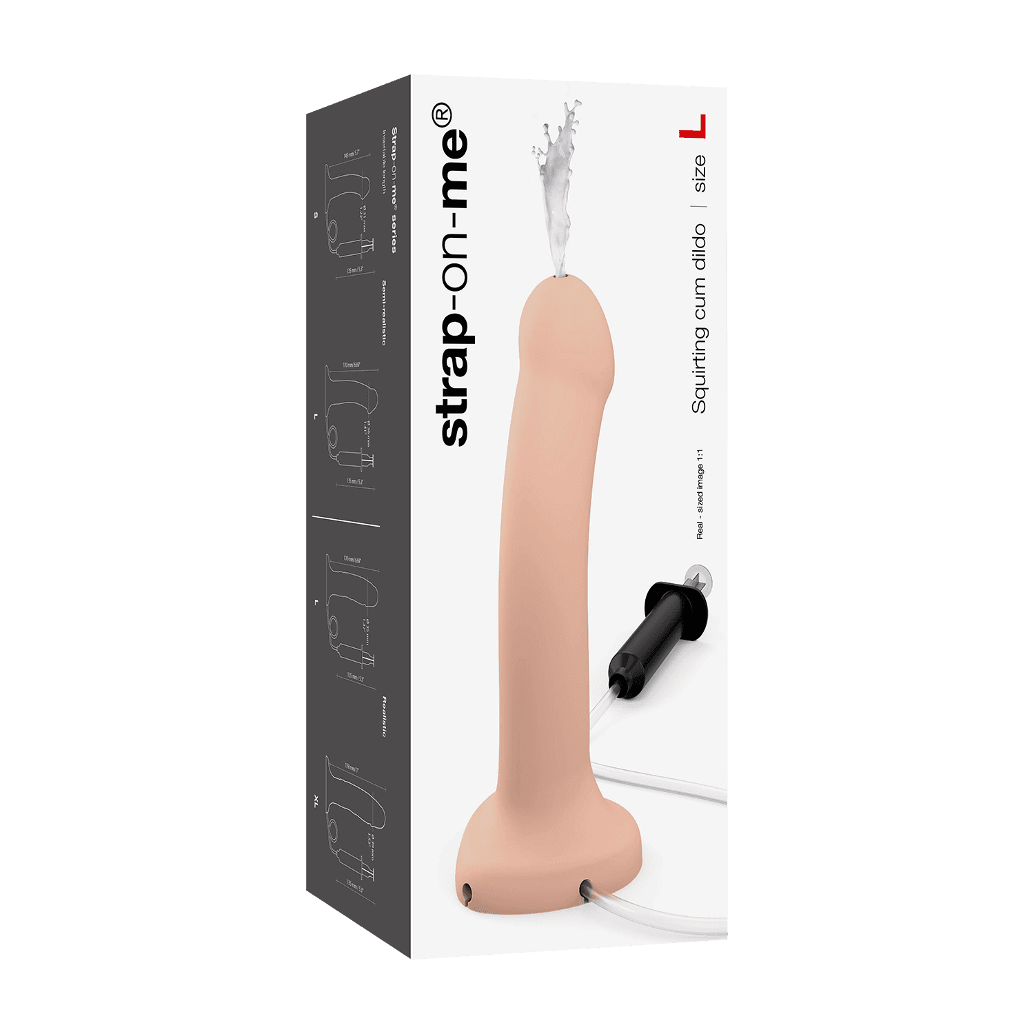 Strap-On-Me - Squirting Cum Dildo Realistic - Maat L - Nude 2
