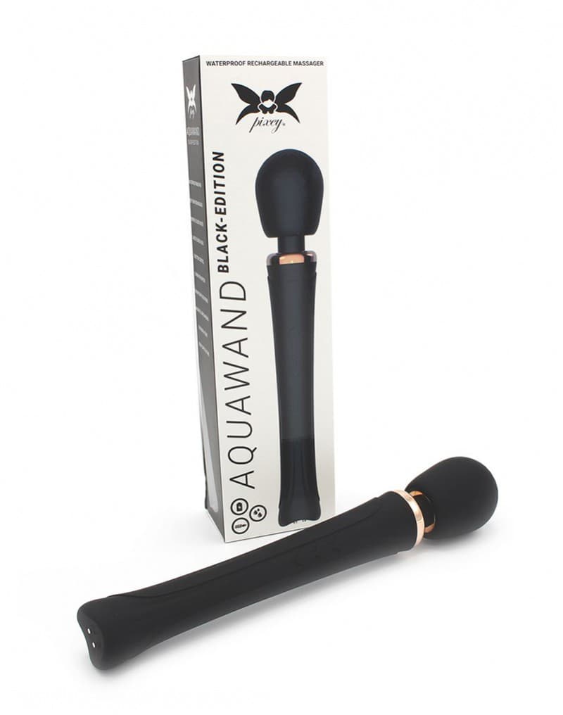 Pixey - Aquawand - Wand Vibrator - Zwart 3