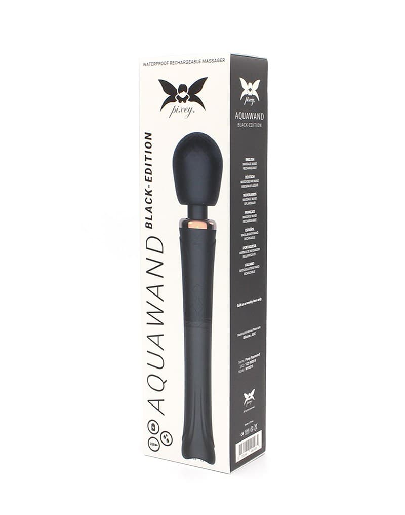 Pixey - Aquawand - Wand Vibrator - Zwart 2