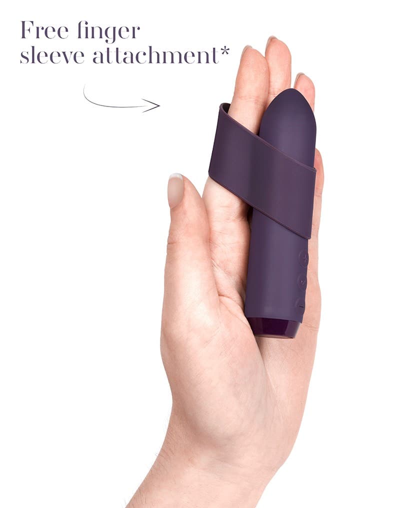 Je Joue - Classic - Bullet Vibrator met Vinger Sleeve - Paars 10