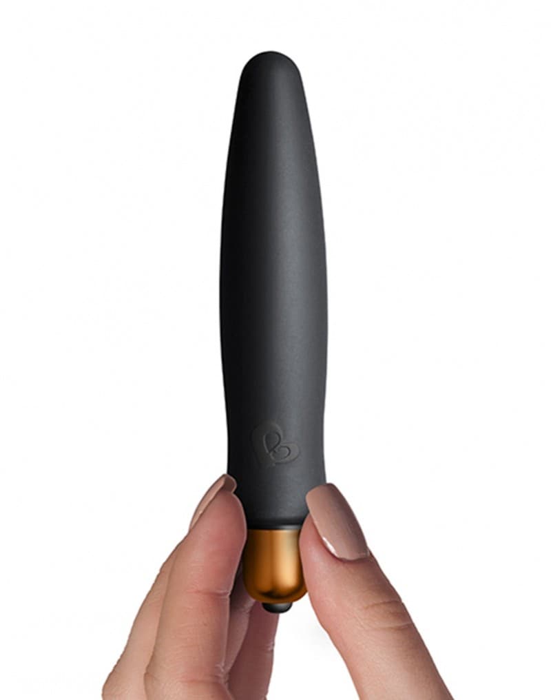 Rocks-Off - Dark Desires Kit - Bullet Vibrator met sleeves - Zwart / Goud 7