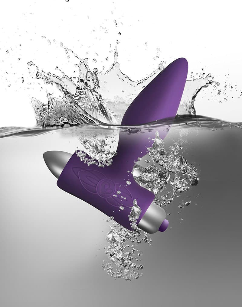 Rocks-Off - Petite Sensations Plug - Anale Vibrator - Paars 5