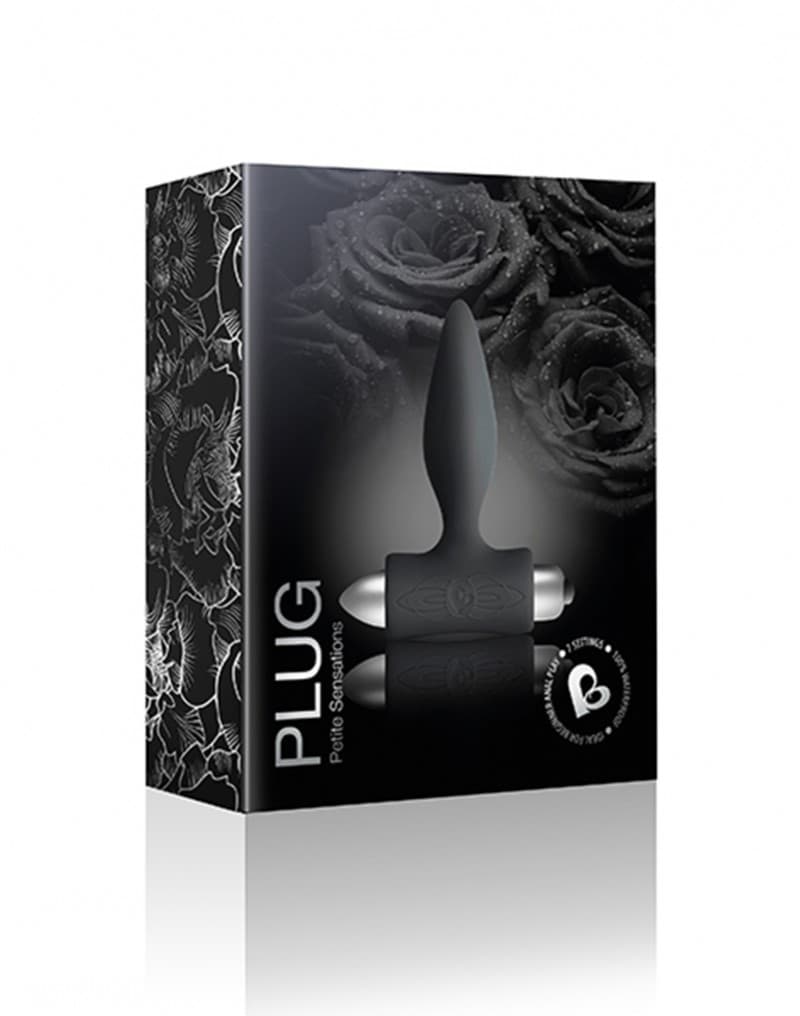 Rocks-Off - Petite Sensations Plug - Anale Vibrator - Zwart 2