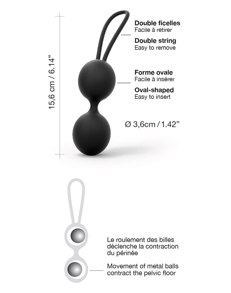 Dorcel Dual Balls Noir - 6072004 4