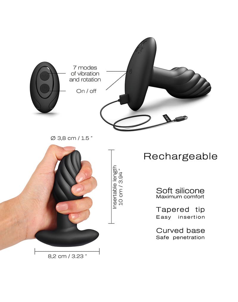 Dorcel - Spin Plug - Zwart 6