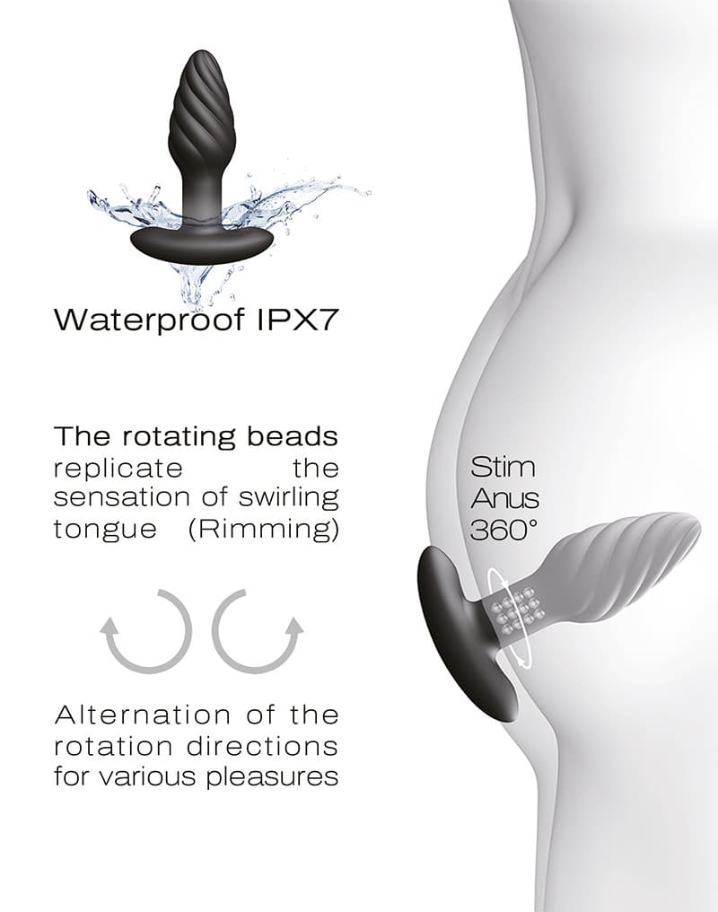 Dorcel - Spin Plug - Zwart 7