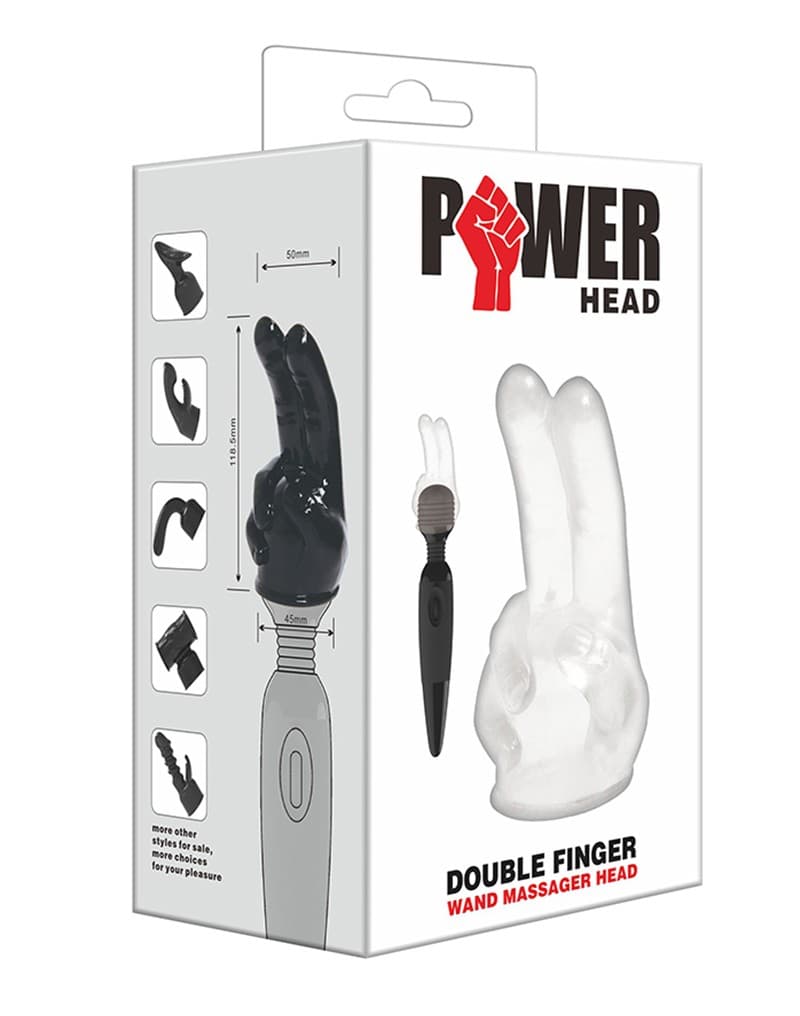 POWER - Massager Head Double Finger (art. 6252) 2