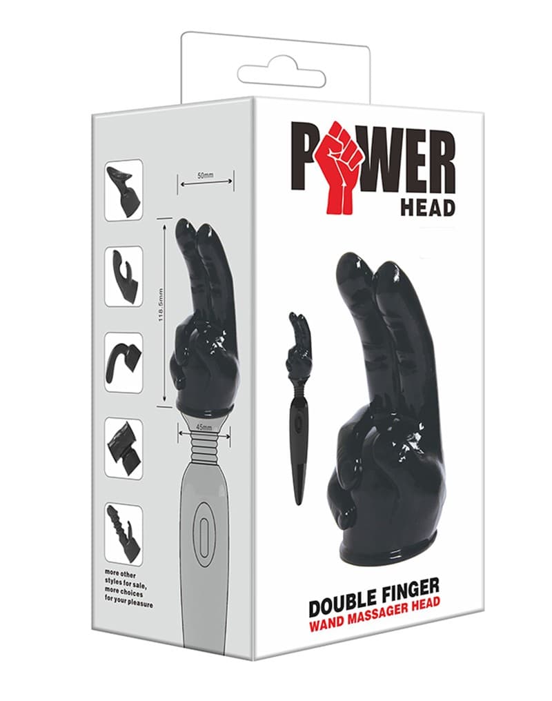 POWER - Massager Head Double Finger (art. 6258) 2