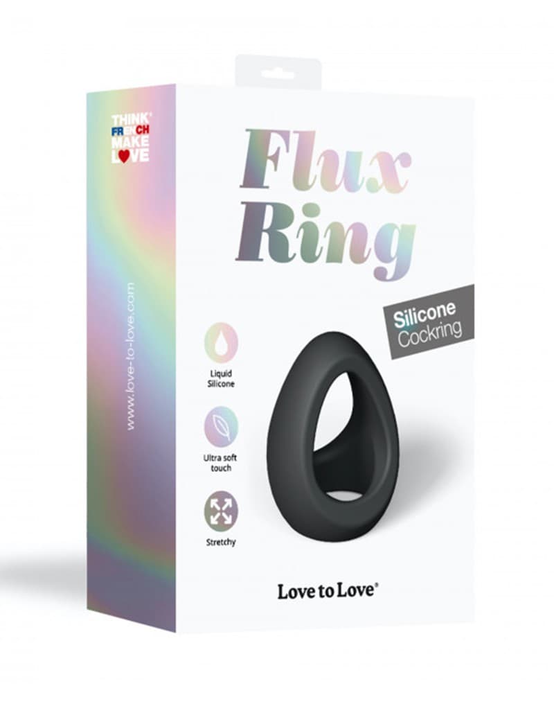 Love to Love - Flux Ring - Cock Ring - Zwart 2