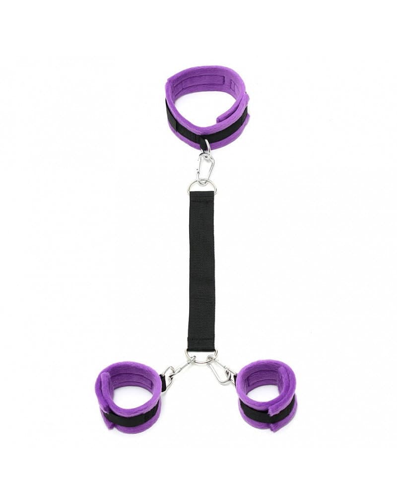Rimba - Soft Bondage halsband met handboeien (art. 7029) 2